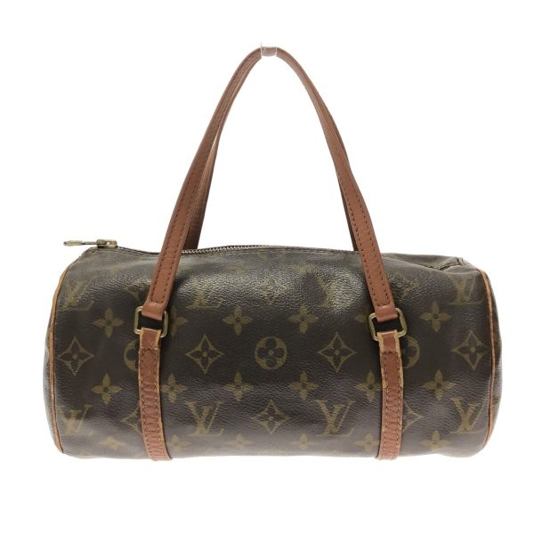 37069815 1 Louis Vuitton Papillon Canvas Monogram Handbag Brown