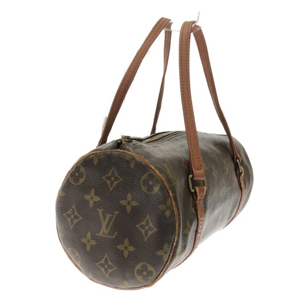 37069815 2 Louis Vuitton Papillon Canvas Monogram Handbag Brown