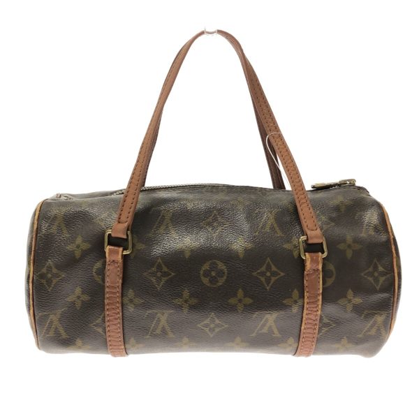 37069815 3 Louis Vuitton Papillon Canvas Monogram Handbag Brown