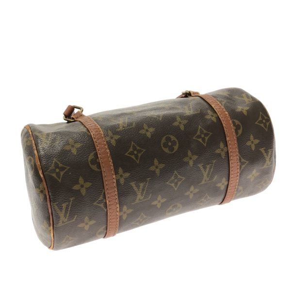 37069815 4 Louis Vuitton Papillon Canvas Monogram Handbag Brown