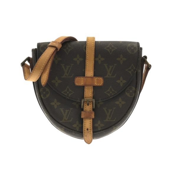 37071163 1 Louis Vuitton Chantilly Canvas Monogram Shoulder Bag Brown