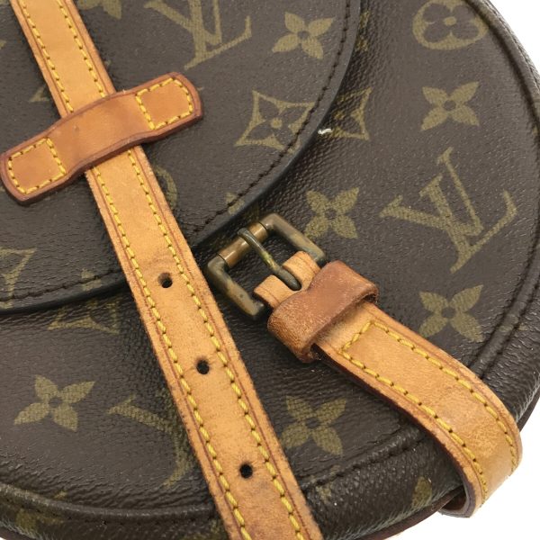 37071163 10 Louis Vuitton Chantilly Canvas Monogram Shoulder Bag Brown