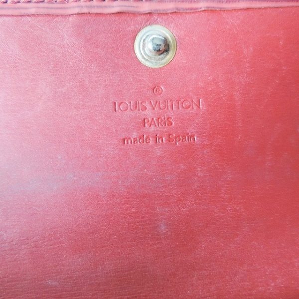 37075532 5 Louis Vuitton Porte Tresor Leather Long Wallet Red