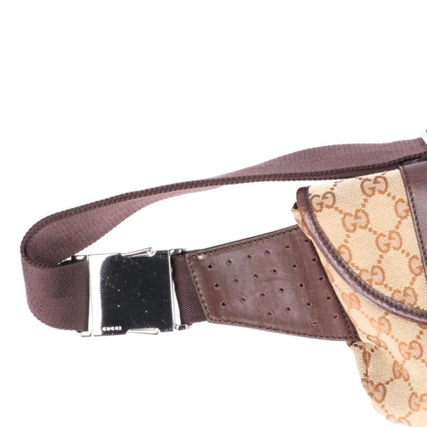 37079 4 Gucci GG Canvas Waist Bag Body Bag