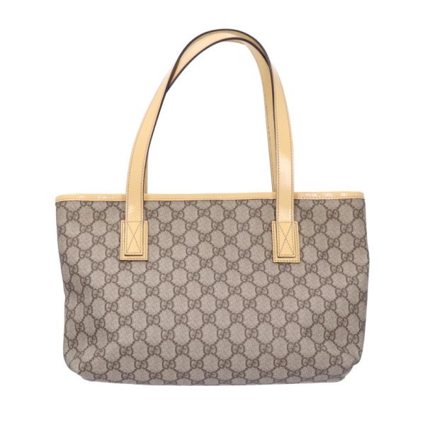 37086 2 Gucci GG Supreme Tote Bag Brown