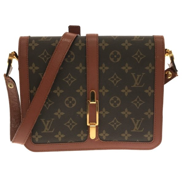 37090410 1 Louis Vuitton Ron Point Canvas Monogram Shoulder Bag Brown