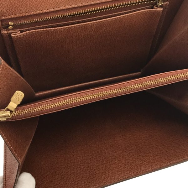 37090410 6 Louis Vuitton Ron Point Canvas Monogram Shoulder Bag Brown