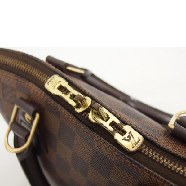 37092 5 Louis Vuitton Alma PM Damier Ebene Handbag Brown