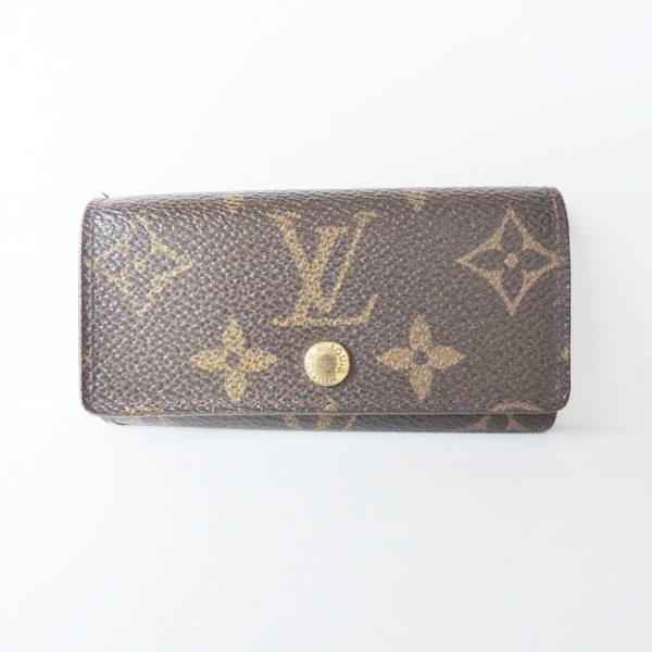 37101381 1 Louis Vuitton Multicle Canvas Monogram Key Case Brown