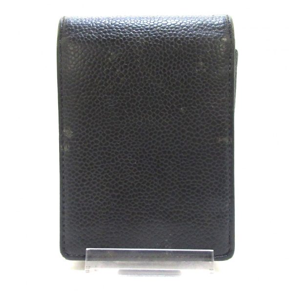 37106065 2 Chanel Cigarette Case Caviar Skin Black