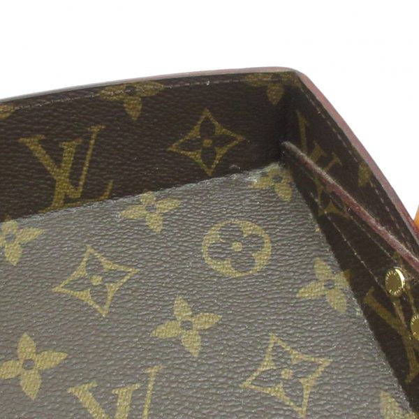 37111795 5 Louis Vuitton Vidopoche Leather x Canvas Accessory Tray Brown