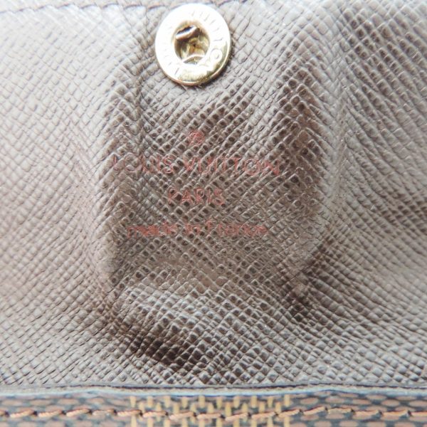 37120599 4 Louis Vuitton Ludlow Canvas Damier Coin Case Brown