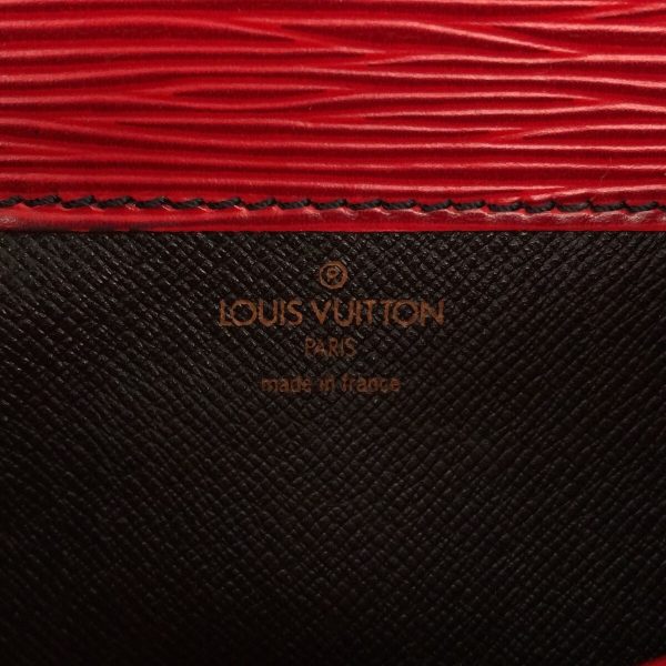 37134232 7 Louis Vuitton Cartesier Leather Epi Shoulder Bag Red