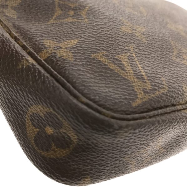 37136503 5 Louis Vuitton Pochette Accessoire Canvas Monogram Handbag Brown