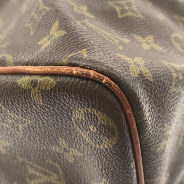 37137864 5 Louis Vuitton Keepall Canvas Monogram Boston Bag Brown