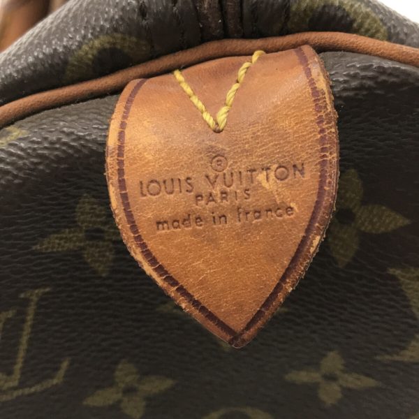 37137864 7 Louis Vuitton Keepall Canvas Monogram Boston Bag Brown