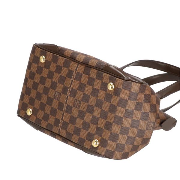 37147 2 Louis Vuitton Verona Damier Handbag Ebene Brown