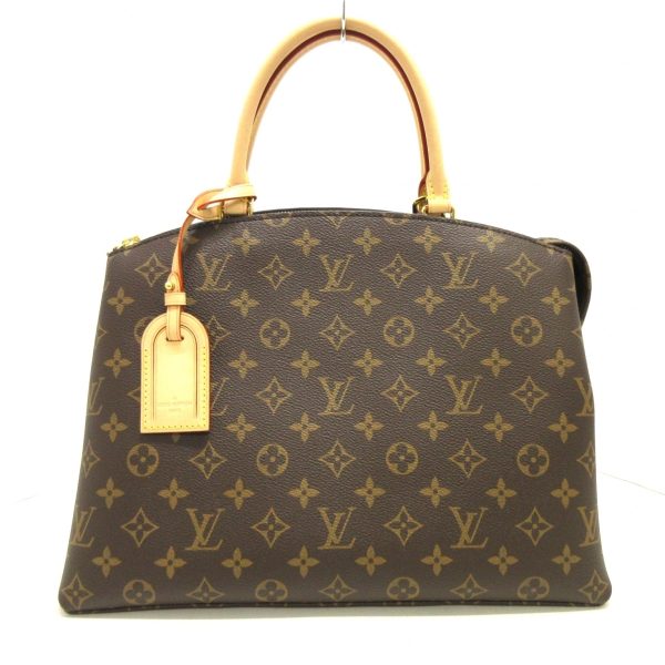 37165087 1 Louis Vuitton Grand Palais Canvas Monogram Handbag Brown