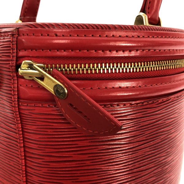 37172834 11 Louis Vuitton Cannes Leather Vanity Bag Castilian Red