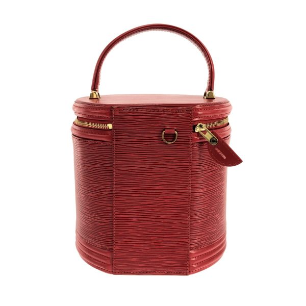 37172834 3 Louis Vuitton Cannes Leather Vanity Bag Castilian Red