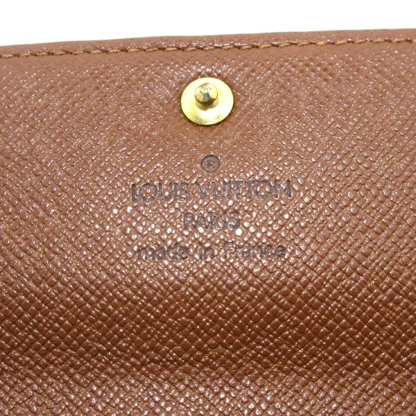 37173133 5 Louis Vuitton Pochette Porte Monet Canvas Long Wallet Brown