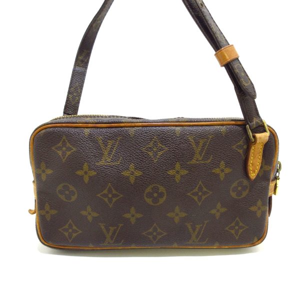 37173415 3 Louis Vuitton Pochette Marly Monogram Canvas Shoulder Bag Brown