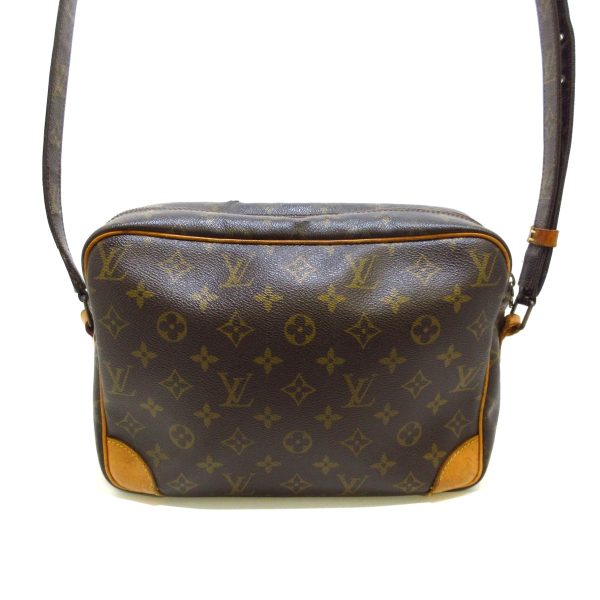 37174459 3 Louis Vuitton Nile Monogram Canvas Shoulder Bag Brown