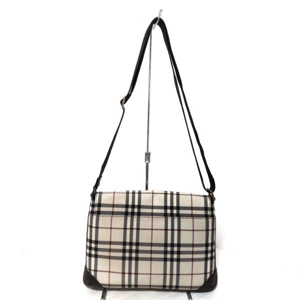 37179928 3 Burberry Shoulder Bag Plaid Pattern Beige