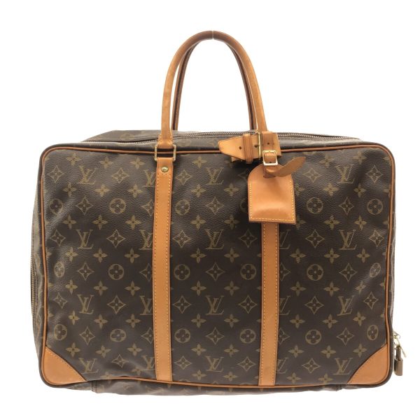 37182432 1 Louis Vuitton Sirius Monogram Canvas Boston Bag Brown