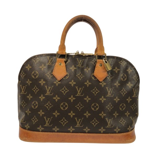 37182439 1 Louis Vuitton Alma Monogram Canvas Handbag Brown