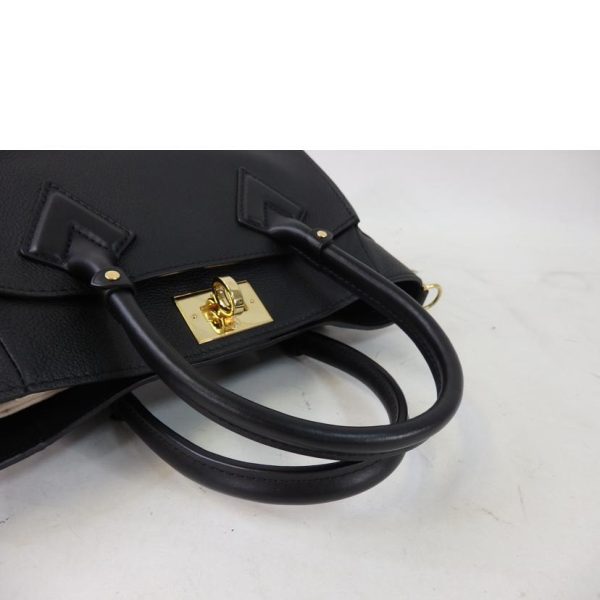 37185 5 Louis Vuitton On My Side PM Monogram Bag Noir