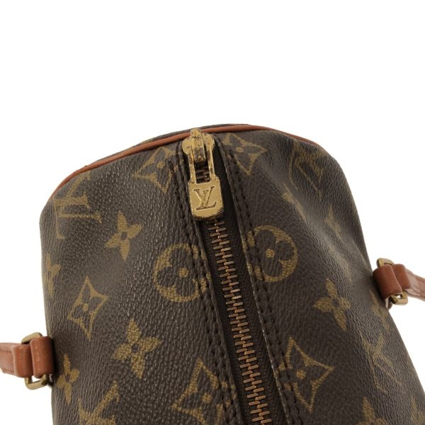 37186098 11 Louis Vuitton Vintage Papillon Monogram Canvas Handbag Brown