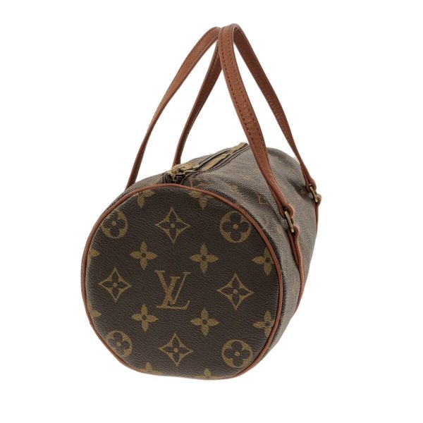 37186098 2 Louis Vuitton Vintage Papillon Monogram Canvas Handbag Brown