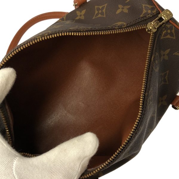 37186098 6 Louis Vuitton Vintage Papillon Monogram Canvas Handbag Brown