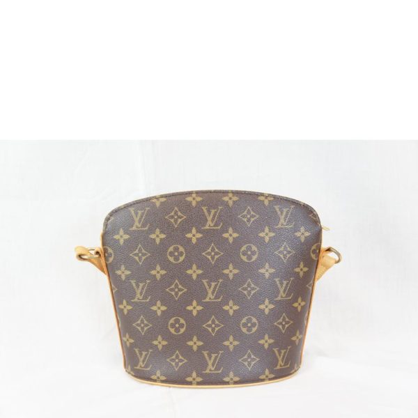 37207 2 Louis Vuitton Drouot Monogram Shoulder Bag Brown