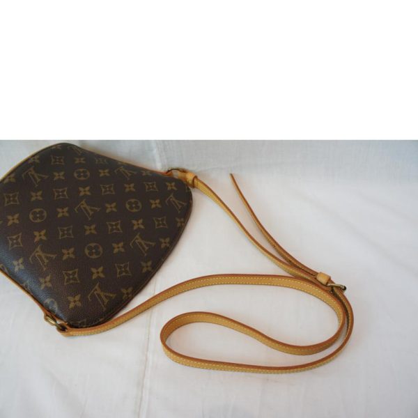 37207 4 Louis Vuitton Drouot Monogram Shoulder Bag Brown