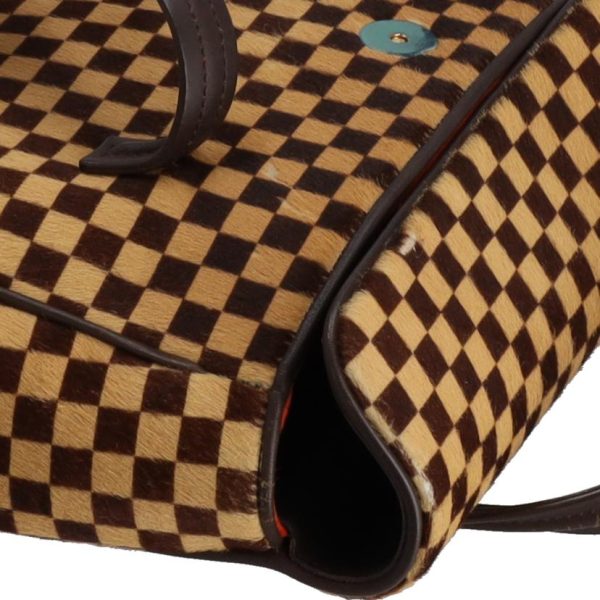 37208 7 Louis Vuitton Lion Damier Bag Brown