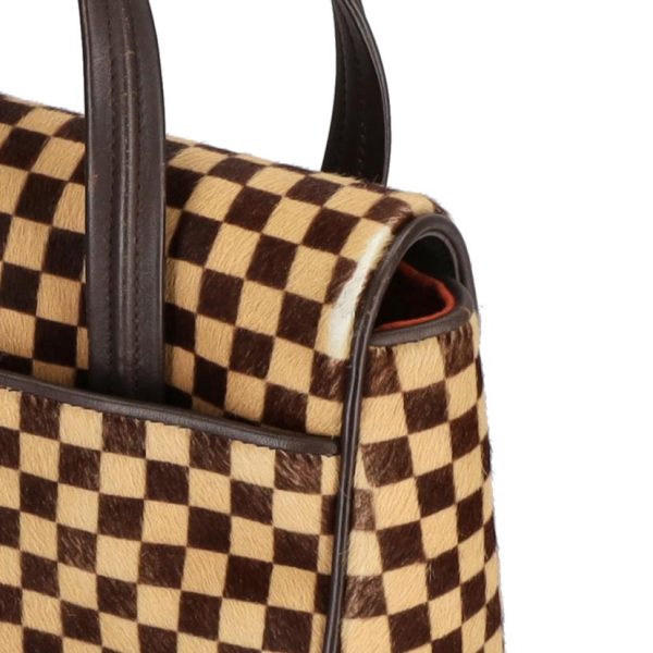 37208 8 Louis Vuitton Lion Damier Bag Brown