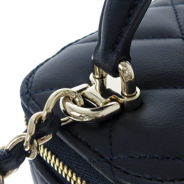 37212619 9 Chanel Vanity Bag Lambskin Navy