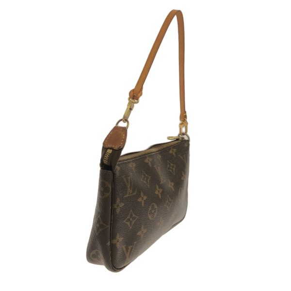 37214089 2 Louis Vuitton Pochette Accessoire Monogram Canvas Handbag Brown