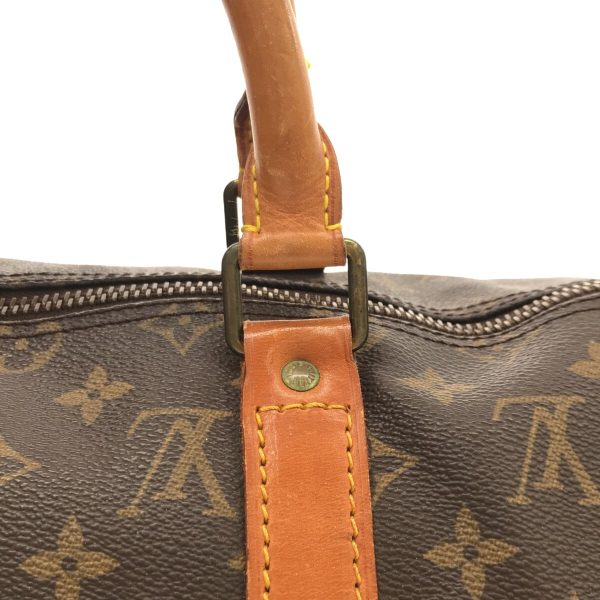 37214116 10 Louis Vuitton Keepall Bandouliere Monogram Canvas Boston Bag Brown