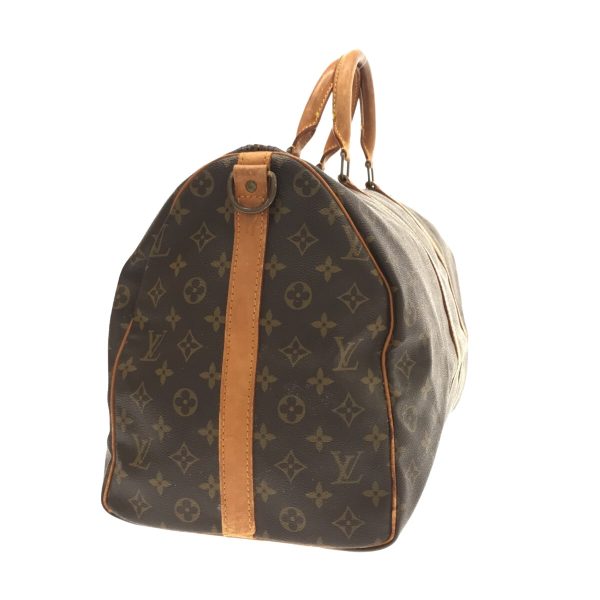 37214116 2 Louis Vuitton Keepall Bandouliere Monogram Canvas Boston Bag Brown