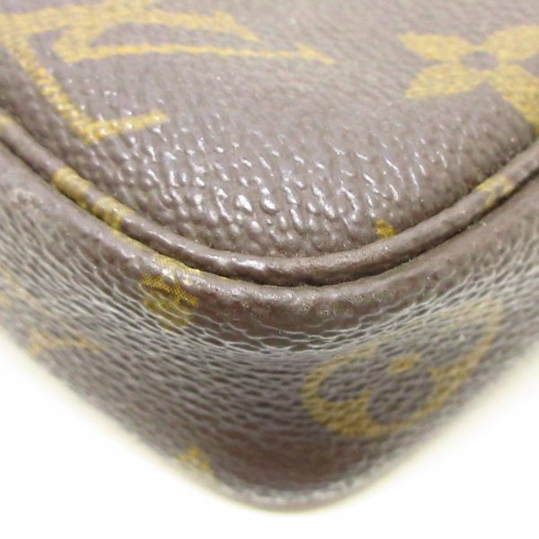 37214497 5 Louis Vuitton Pochette Accessoire Canvas Monogram Handbag Brown