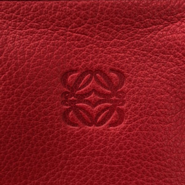 37215449 12 Loewe Amazona 36 Handbag Leather Red