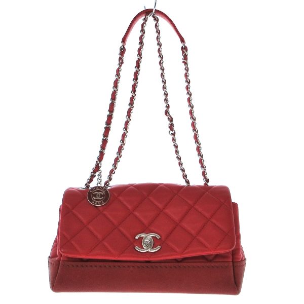 37215706 1 Chanel Shoulder Bag Caviar Lambskin Red