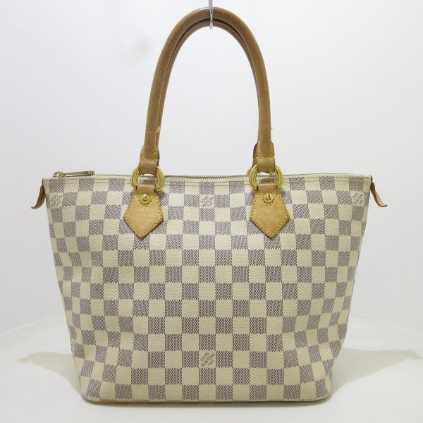 37216123 1 Louis Vuitton Saleya Damier Canvas Handbag Azure