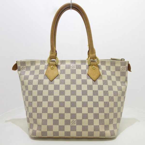 37216123 3 Louis Vuitton Saleya Damier Canvas Handbag Azure