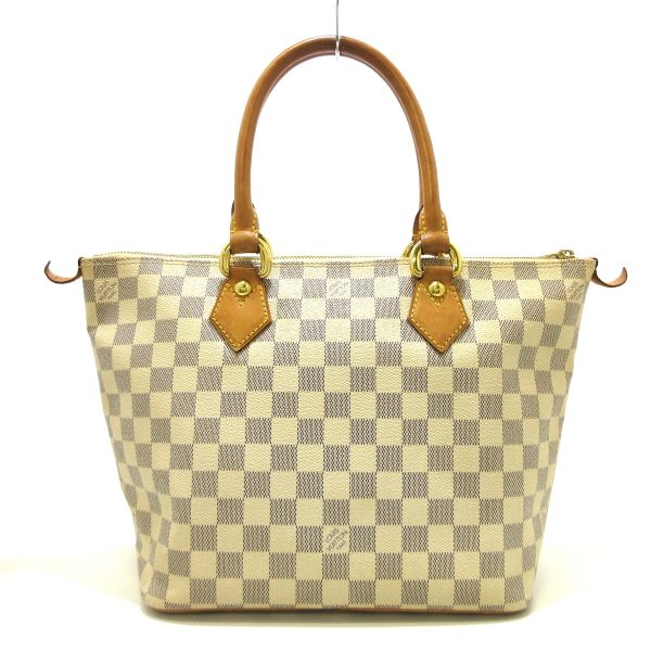 37216159 3 Louis Vuitton Saleya Damier Canvas Handbag Azure