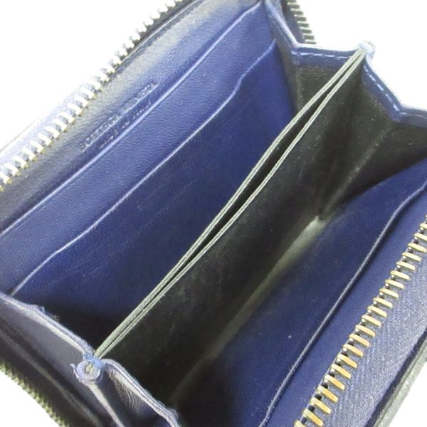 37218453 3 Bottega Veneta Intrecciato Coin Case Navy Leather