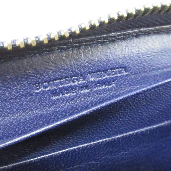 37218453 4 Bottega Veneta Intrecciato Coin Case Navy Leather